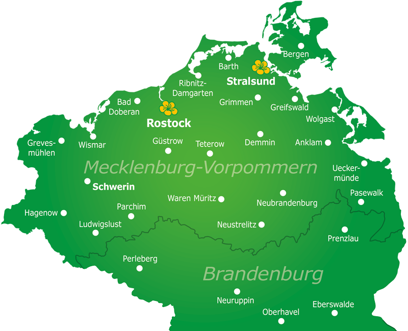 MV Brandenburg Karte